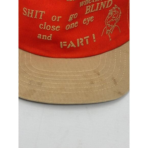 FART! Trucker Mesh Snapback Cap Hat Vintage OLD - See Description! - Picture 2 of 4
